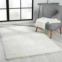 Rechteckiger Teppich Brücke mit Hochflor - Pralina