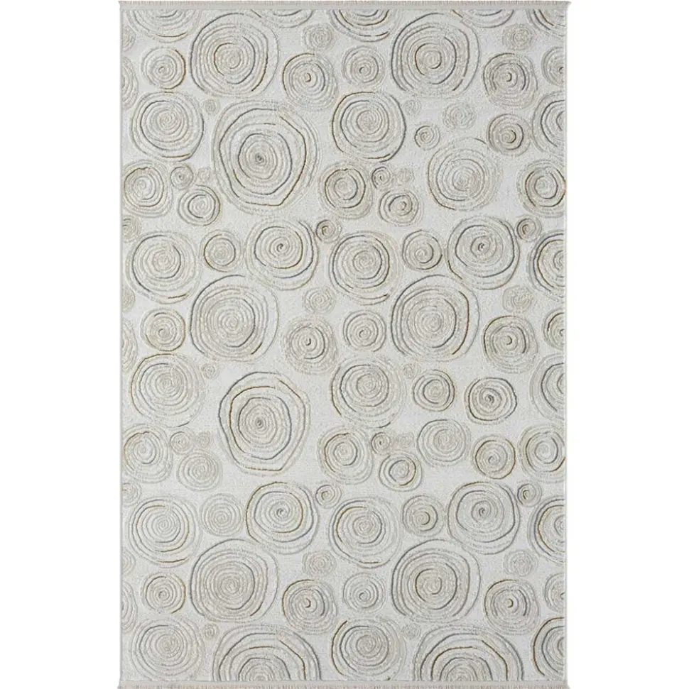 Rechteckiger Teppich mit Spiral Muster - Pray