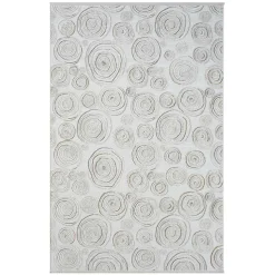 Rechteckiger Teppich mit Spiral Muster - Pray