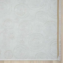 Rechteckiger Teppich mit Spiral Muster - Pray