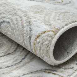 Rechteckiger Teppich mit Spiral Muster - Pray