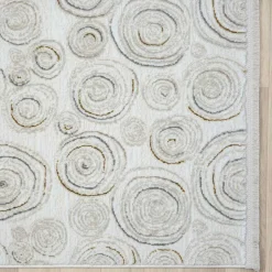 Rechteckiger Teppich mit Spiral Muster - Pray