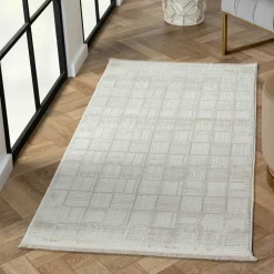 Rechteckiger Teppich mit Kachelmuster - Pahat