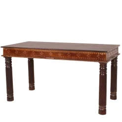 Recyclingholz Esszimmertisch im Kolonialstil - Solapura