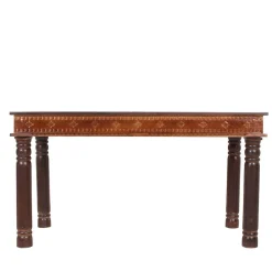 Recyclingholz Esszimmertisch im Kolonialstil - Solapura