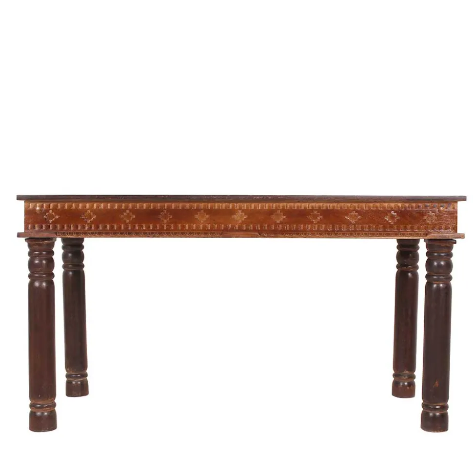 Recyclingholz Esszimmertisch im Kolonialstil - Solapura