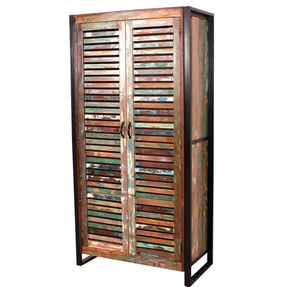 Recyclingholz Flurmöbel im Shabby Chic - Vosbadus (fünfteilig)