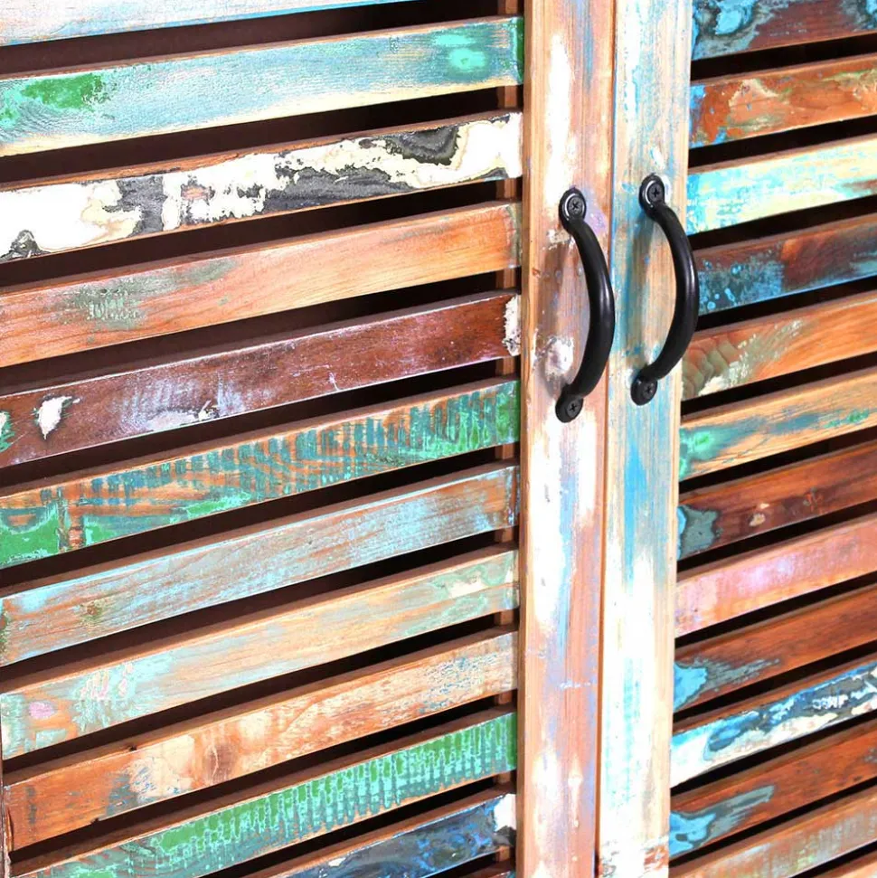 Recyclingholz Flurmöbel im Shabby Chic - Vosbadus (fünfteilig)