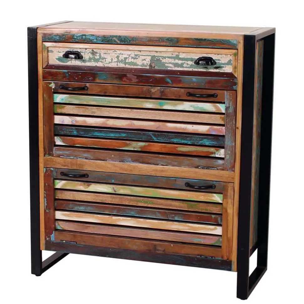 Recyclingholz Flurmöbel im Shabby Chic - Vosbadus (fünfteilig)