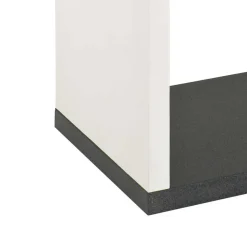 Regal Baptus in Weiß Grau