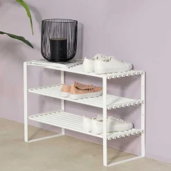 Regal für Schuhe aus weißem Stahl - Torosma
