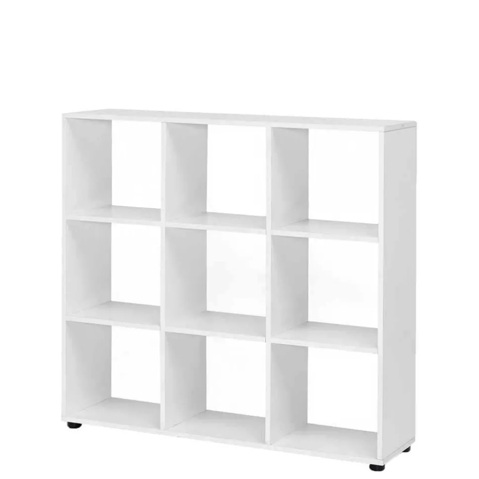 Regal mit 9 Fächern offen in Weiß Claas 108 x 104 cm