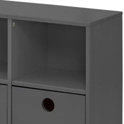 Regal mit 4 Fächern und 4 Boxen - Buleta