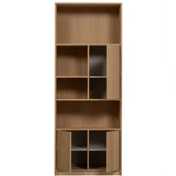 Regal mit vier Fächern und drei Türen - Ewana