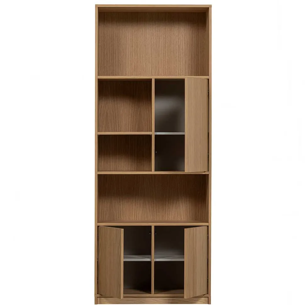 Regal mit vier Fächern und drei Türen - Ewana