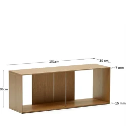 Regal-Modul Paar in Eiche - Hero (zweiteilig)