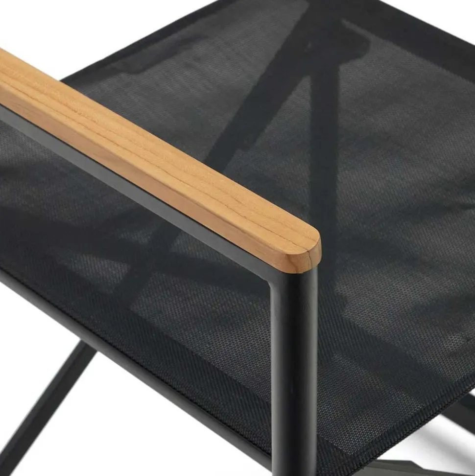 Regie Klappstuhl aus Mesh - Placonia