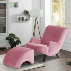 Relaxsessel in Rosa Samtvelours - Jily
