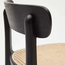 Retro Barstuhl mit Wiener Geflecht Sitz - Pulany (2er Set)