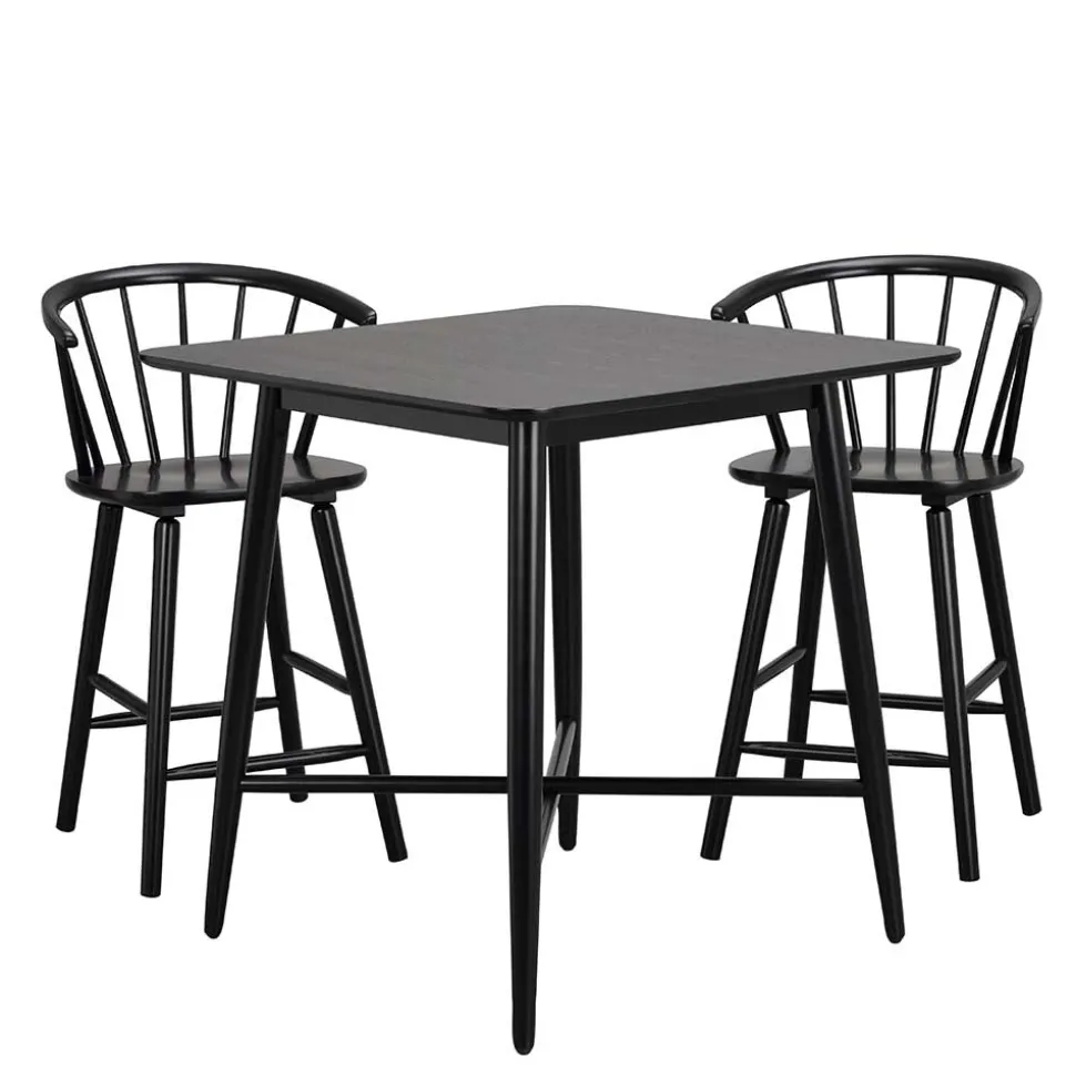 Retro Bartisch & Barstühle - Mectilda (dreiteilig)