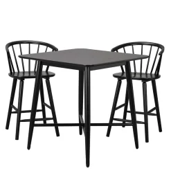 Retro Bartisch & Barstühle - Mectilda (dreiteilig)