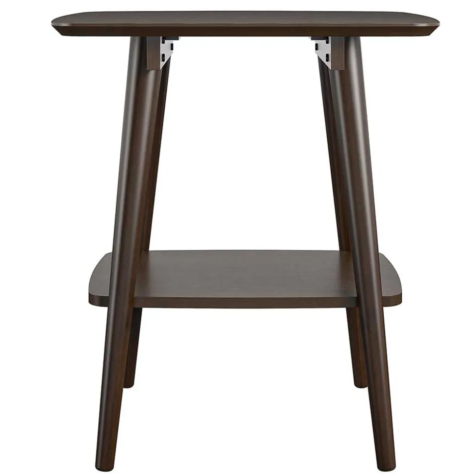 Retro Beistelltisch in Walnuss Optik - Despelin