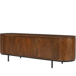 Retro Design Lowboard aus Mangoholz - Galadira