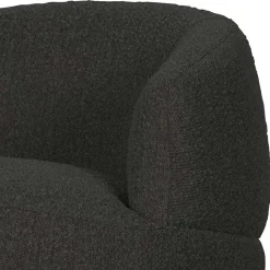 Retro Design Sessel aus Boucle Stoff - Fronco