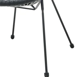 Retro Loungestühle für Garten in Schwarz - Vicados (2er Set)