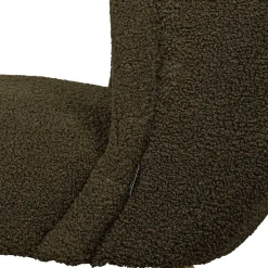 Retro Plüschsessel in Dunkelgrün - Vakuum