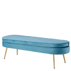 Retro Polsterbank in ovaler Form - Navanna