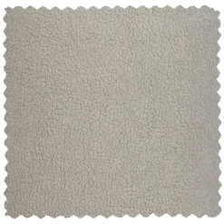 Retro Sessel aus Webplüsch in Off-White - Phinia