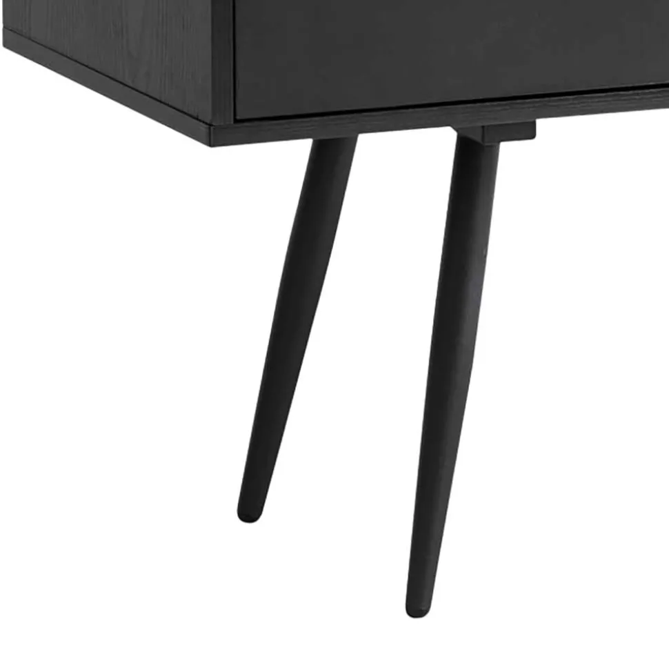 Retro Sideboard in Schwarz - Flair