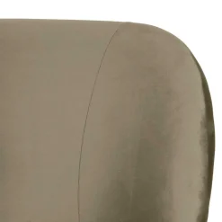 Retro Style Sessel in Khaki Samtbezug - Cuba