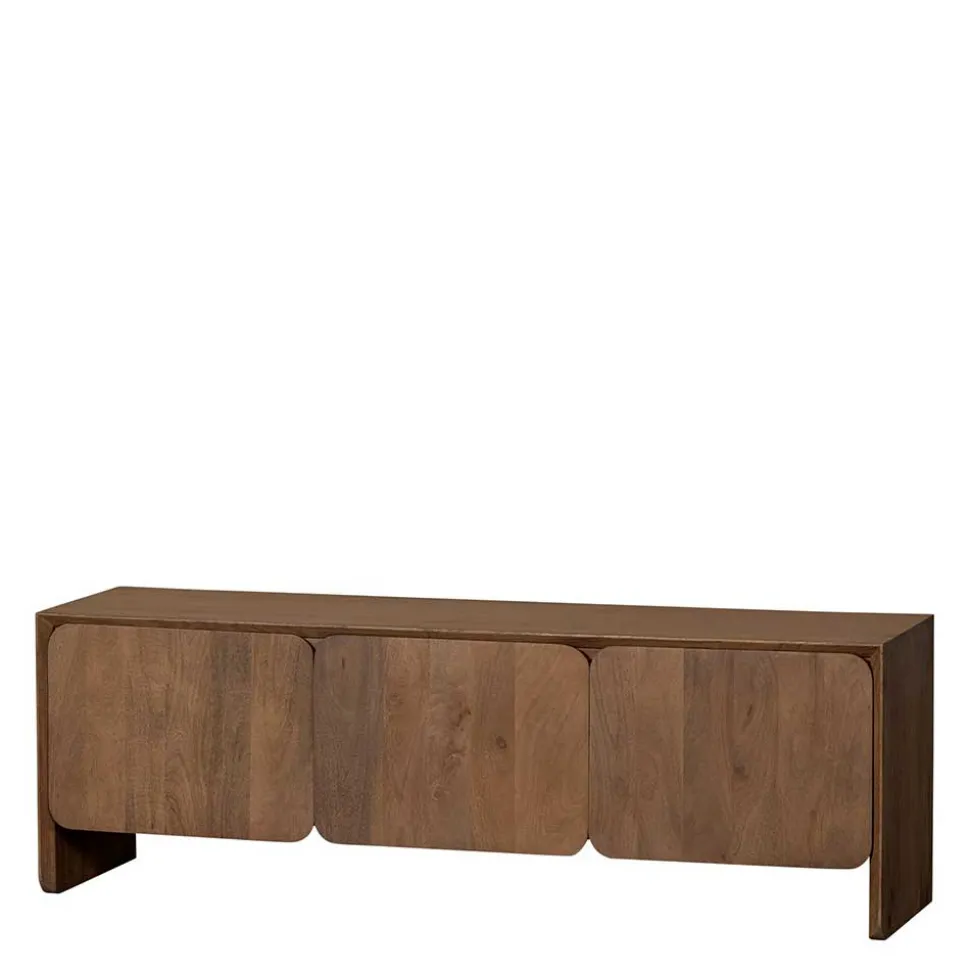 Retro TV Kommode aus Mangobaum Massivholz - Ambros