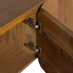 Retro TV Kommode aus Mangobaum Massivholz - Ambros