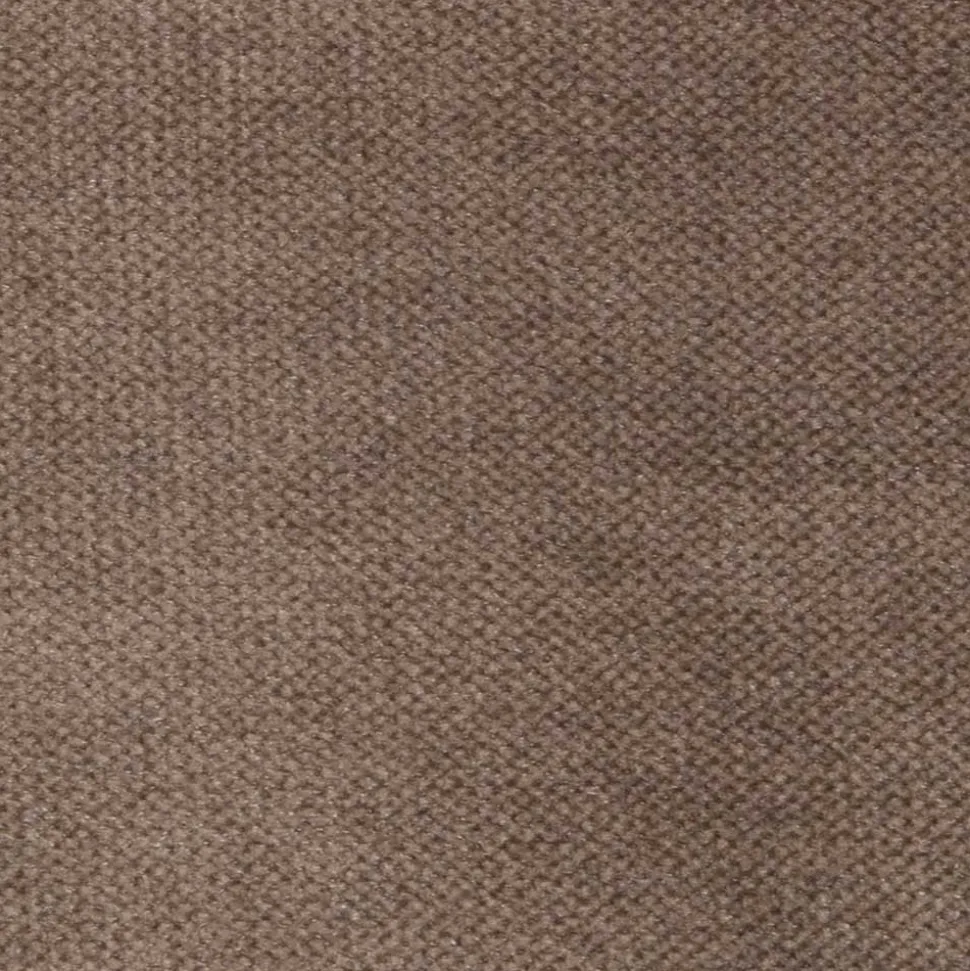 Retro Velvet Ecksofa in Taupe - Museo