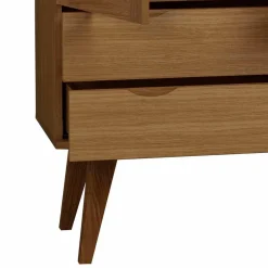 Retro Vitrine in Eichefarben - Number