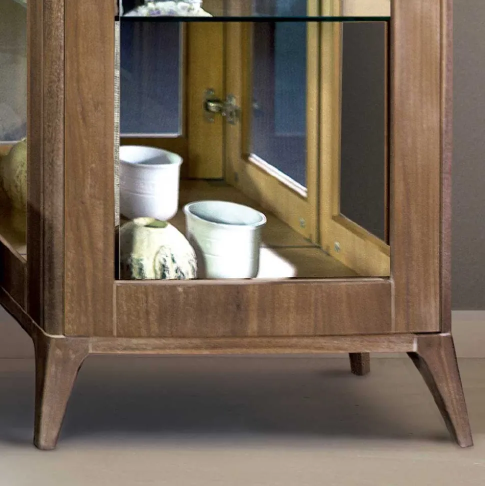 Retro Wohnwandd in Nussbaum - Gralaz (dreiteilig)