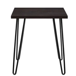 Retrodesign Beistelltisch in Eiche Optik Dunkelbraun - Braving