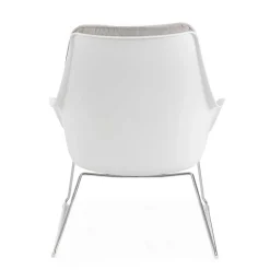 Retrosessel mit Chrom Bügelgestell - Harukivo (2er Set)