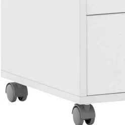 Rollcontainer mit drei Schubladen in Weiß - Empire