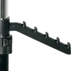 Rollen Kleiderständer Veshara in Schwarz