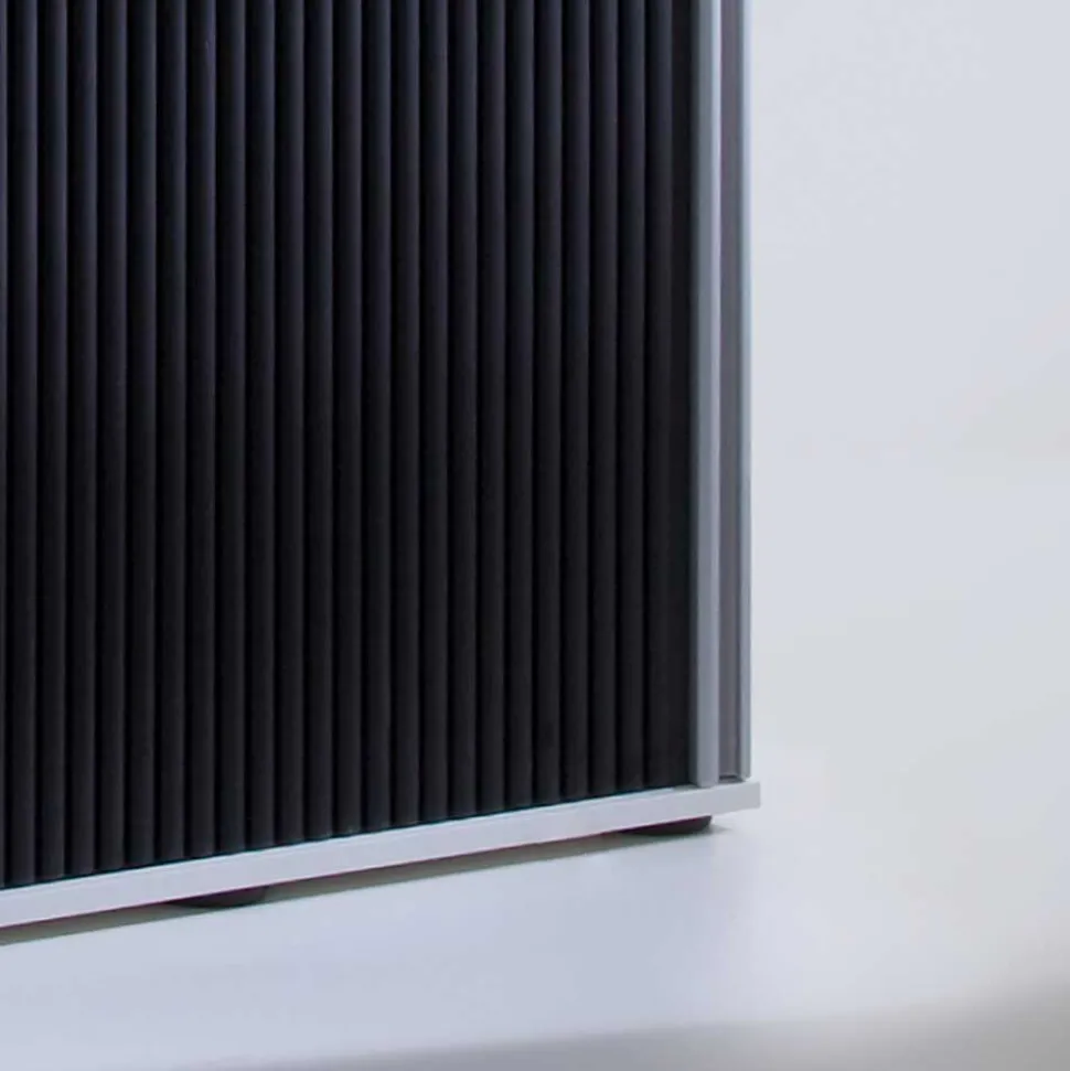 Rolloschrank Laromain in Schwarz und Weiß