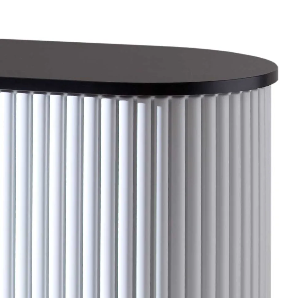 Rolloschrank Reanel in Weiß