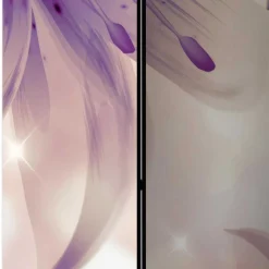 Romantik Paravent mit Lilien Motiv - Narela