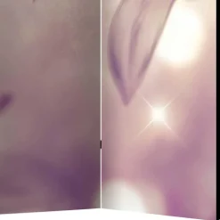 Romantik Paravent mit Lilien Motiv - Narela