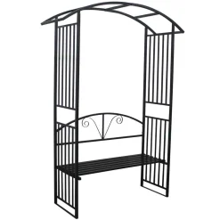 Rosenbogen mit Bank im Vintage Look - Barossio