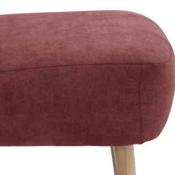 Roter Polstersessel im Retrostil - Jitalca