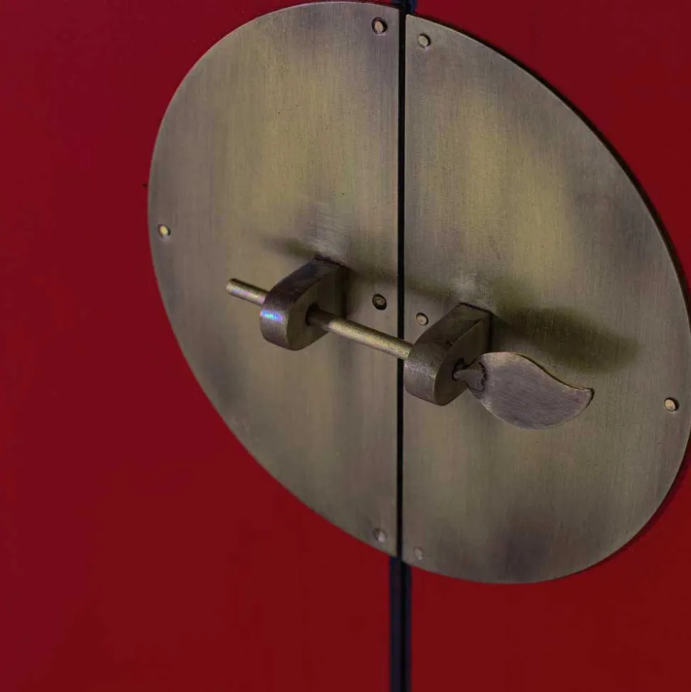 Rotes Sideboard im Asia Style - Iscian